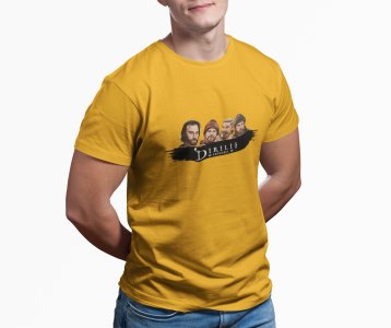 DIRILIS Ertugrul - Yellow - The Ertugrul Ghazi - 100% cotton t-shirt for Men with soft feel and a stylish cut
