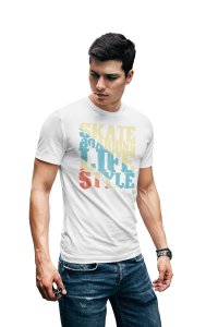 Skate Boarding life style- printed Fun and lovely - Family things - Comfy tees for Men