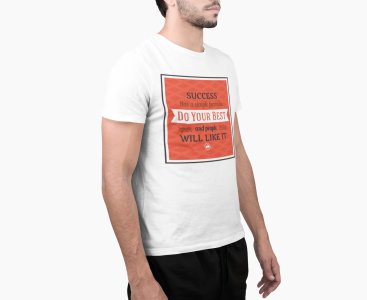Don your best - White - printed T-shirts - Men's stylish clothing - Cool tees for boys