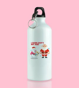 Funny Santa: Best Designed Sipper Bottle by (brand) Perfect Gift For Secret Santa For Boys Girls