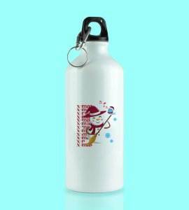Snowman Sings: Beautifully Crafted Sipper Bottle by (brand) Perfect Gift For Secret Santa