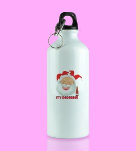 Drunk Santa: Funniest Designed Sipper Bottle by (brand) Best Gift For Secret Santa
