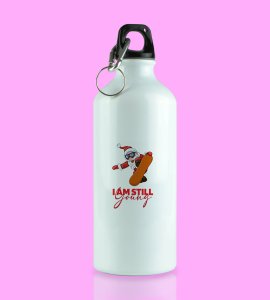 Goofy & Young Santa:Best Designer Sipper Bottle by (brand) Perfect Gift For Boys Girls