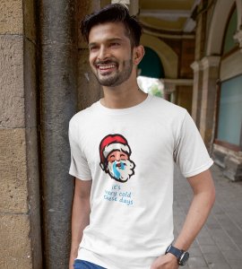 Very Cold Winter : Best Printed T-shirt (White) Perfect Gift For Boys Girls