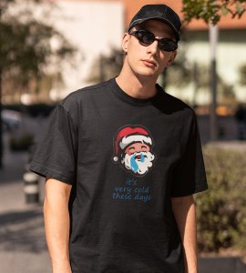 Very Cold Winter : Best Printed T-shirt (Black) Perfect Gift For Boys Girls