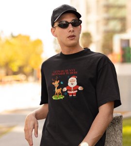 Let's Go December Is Here: Funny Printed T-shirt (Black) Best Gift For Boys Girls