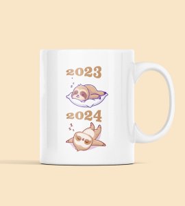 Sleep More, Graphic Printed Sublimated Coffee Mugs