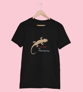 What's The Menu? Black Men Printed T-shirt For Mens Boys