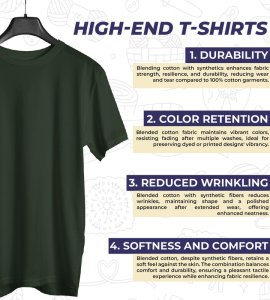 Everthing Is New Green New Year Printed T-shirt For Mens