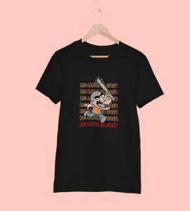 No More Rage Black New Year Printed T-shirt For Mens
