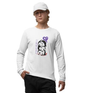 Life With Pain: (white) Full Sleeve T-Shirt For Singles