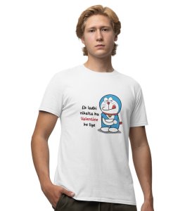 Michan's Lover: Printed (white) T-Shirt For Singles
