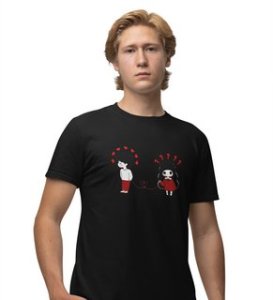 Deep Connection: (black) T-Shirt For Singles