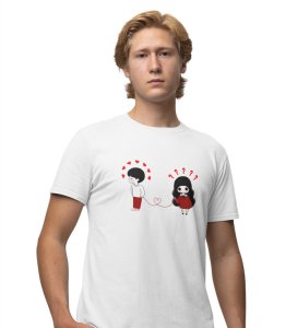 Deep Connection: (white) T-Shirt For Singles