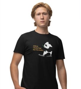 Alone Forever: Sublimation Printed (black) T-Shirt For Singles
