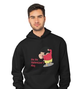Valentine's Day Is Here: Printed (black) Hoodies For Singles