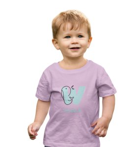 Whale, Boys Printed Crew Neck Tshirt (purple)
Printed Cotton Tshirt for Boys
