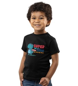 SuperoHero Dino, Boys Printed Crew Neck T-Shirt