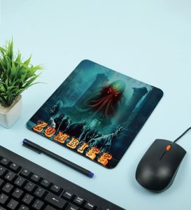 Mysterious Deep Sea Monsters In Lost City Printed Mousepad